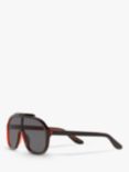 Gucci GG1038S Men's s Pilot Sunglasses, Black/Grey