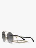 Giorgio Armani AR6135 Women's Round Sunglasses