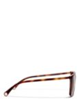 CHANEL Rectangular Sunglasses CH5447 Havana/Brown Gradient