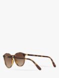 Vogue VO5215S Women's Round Sunglasses, Dark Havana/Brown Gradient