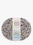 LIGA Beach Clean Cork Oval Placemats, Set of 4, Multi