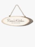 Treat Republic Personalised Rustic Wood Kitchen Sign, Natural
