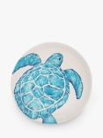 BlissHome Creatures Turtle Round Earthenware Serving Bowl, 39cm, Blue