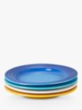 Le Creuset Stoneware Riviera Collection Side Plates, Set of 4, 17.2cm, Assorted