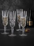Nachtmann Noblesse Crystal Glass Champagne Flutes, Set of 4, 155ml, Clear