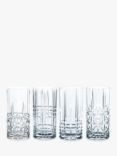 Nachtmann Highland Crystal Glass Longdrink Highball, Set of 4, 445ml, Clear
