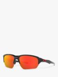 Oakley OO9363 Men's Flak Beta Polarised Rectangular Sunglasses