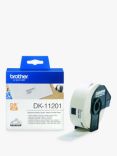 Brother DK-11201 Label Roll, Black on White, 29mm x 90mm