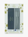 PARKER Jotter Stainless Steel Duo Ball Pen & Mechanical Pencil Set