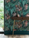 Osborne & Little Green Wall Wallpaper, W7687-01