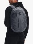 Under Armour Hustle Lite Backpack, Pitch Grey