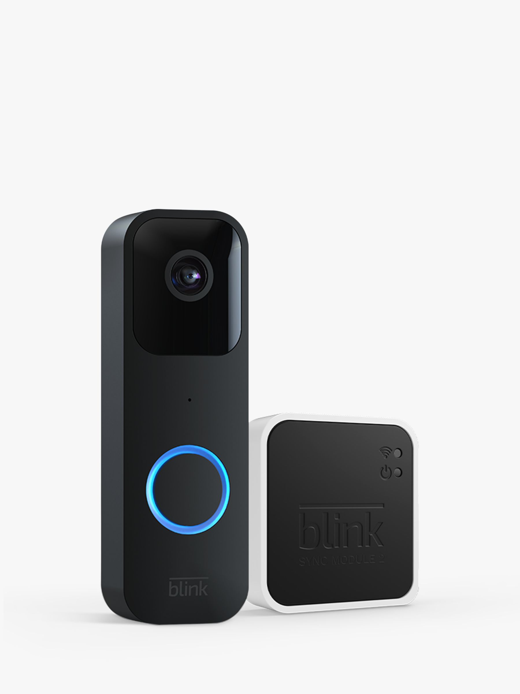 Blink Smart Wifi Video Doorbell – Wired/Battery Operated with Sync Module 2  White B08SGR2G65 - Best Buy