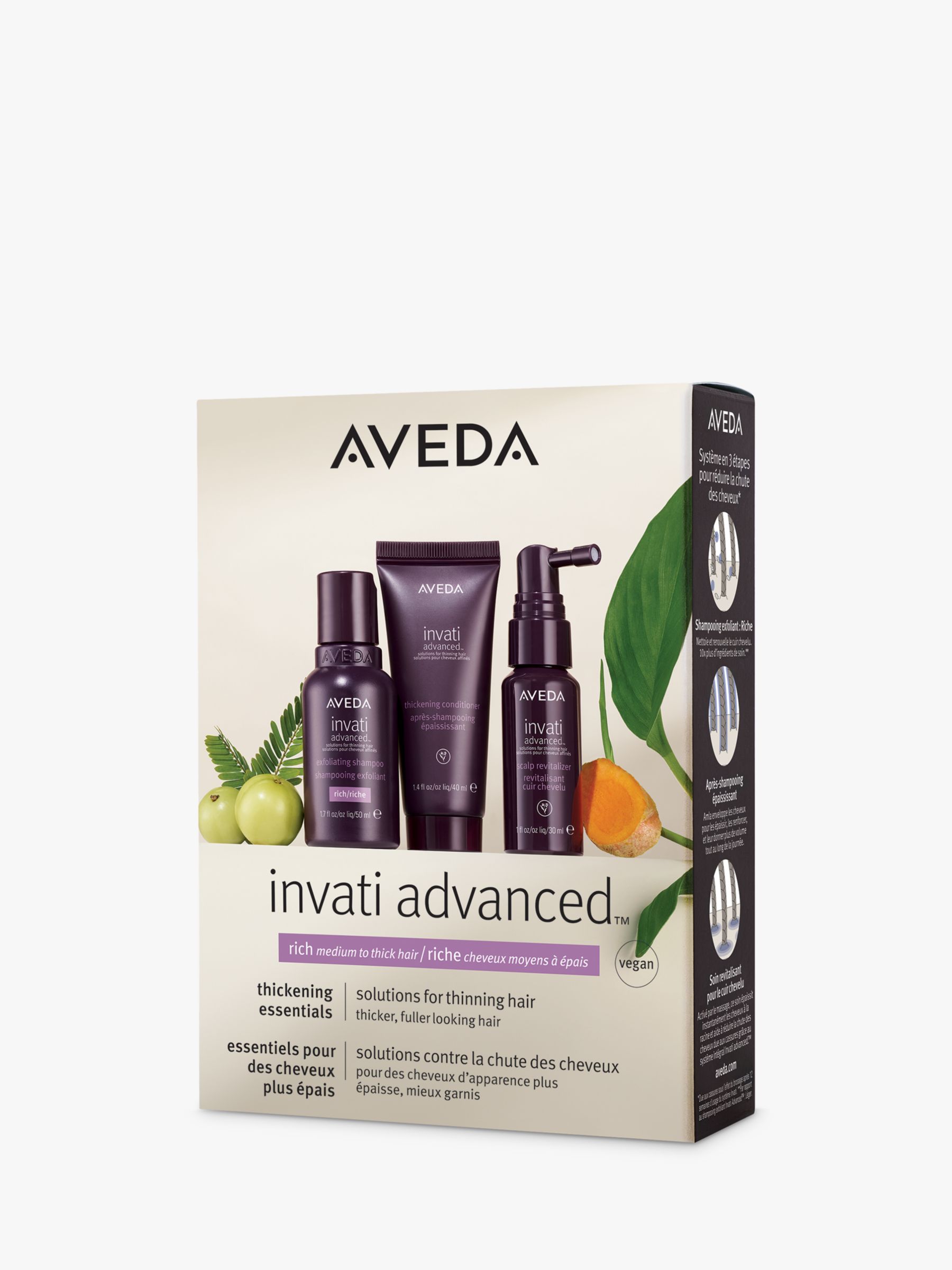 Aveda Invati Advanced™ Thickening Essentials, Rich, Haircare Gift Set at  John Lewis & Partners