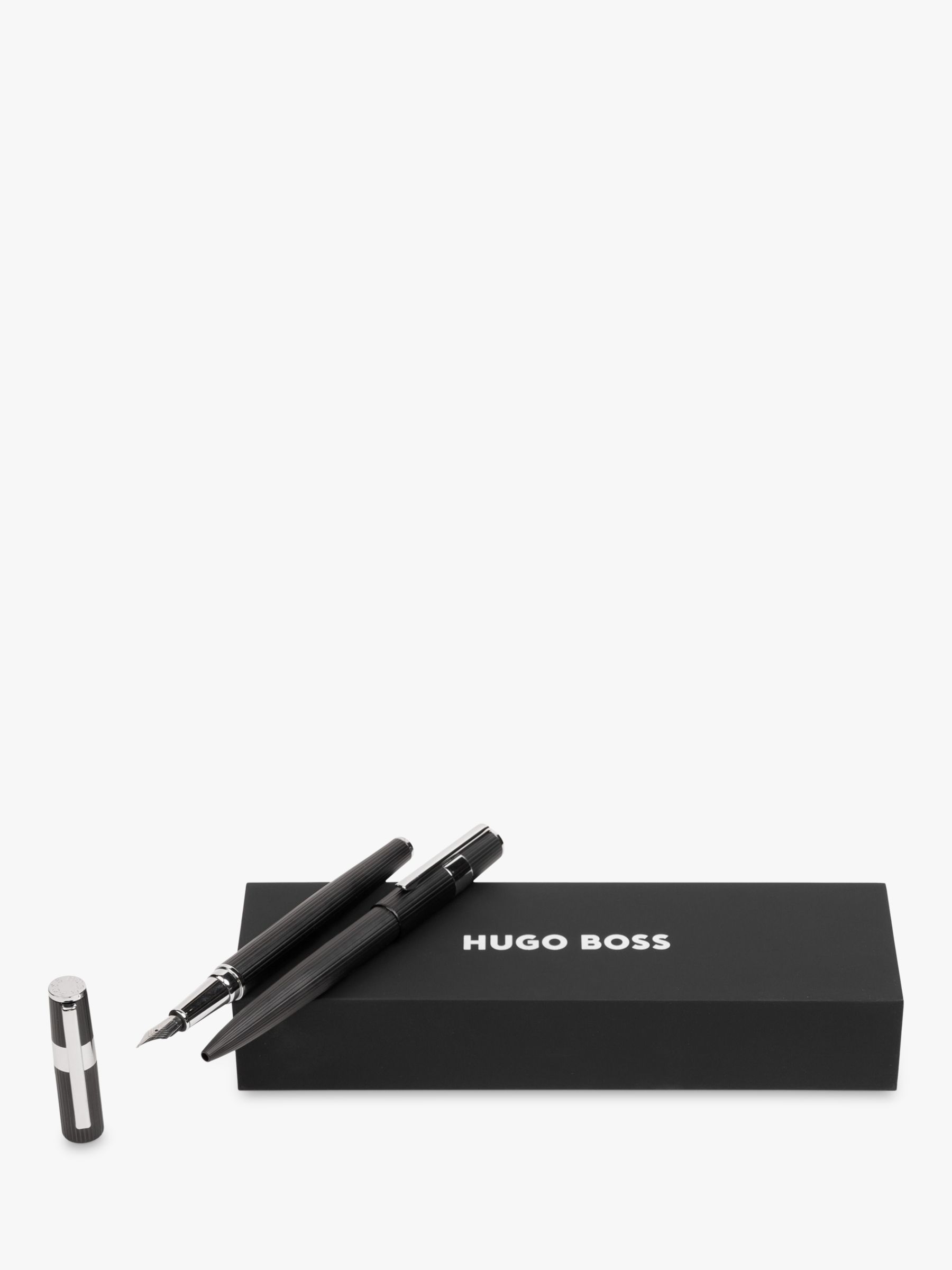 Hugo Boss Chevron Fountain & Ballpoint Pen Set