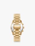 Michael Kors MK7276 Women's Lexington Chronograph Date Bracelet Strap Watch, Gold/Brown