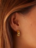 Monica Vinader Siren Muse Small Chunky Huggie Hoop Earrings, Gold