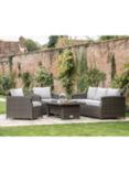 Gallery Direct Milson 5-Seater Height Adjustable Garden Dining Table & Chairs Set