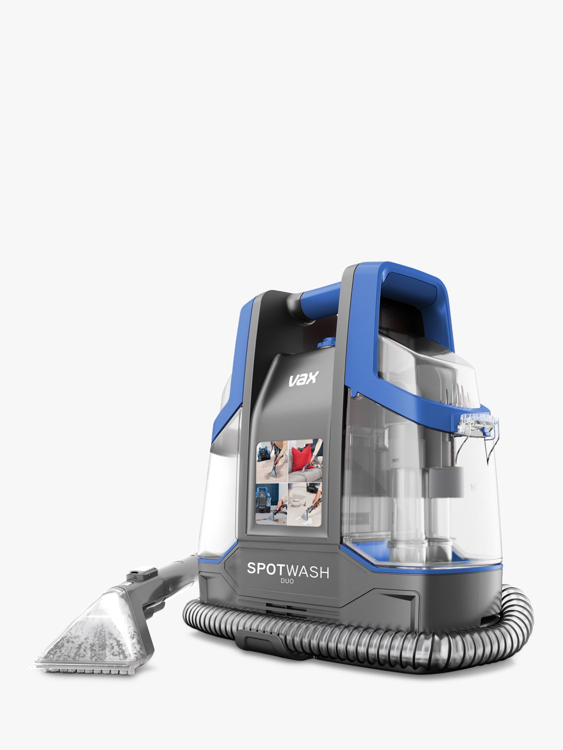 Vax SpotWash Duo Spot Vacuum Cleaner, Blue/Grey