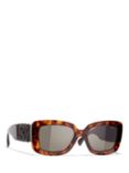 CHANEL Rectangular Sunglasses CH5473Q Havana/Brown
