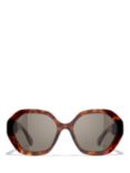 CHANEL Irregular Sunglasses CH5475Q Havana/Brown
