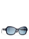 CHANEL Irregular Sunglasses CH5465Q Blue Vendome/Blue Gradient