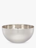 John Lewis Hammered Stainless Steel Small Serving Bowl, 22cm, Silver