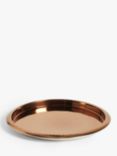 John Lewis Hammered Stainless Steel Serving Tray, Copper