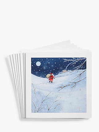 Museums & Galleries Father Christmas Charity Christmas Cards, Pack of 8