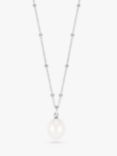 Dower & Hall Pearl Pendant Beaded Necklace