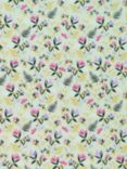 Sara Miller Orchard Floral Sateen Furnishing Fabric, Duck Egg