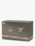 LSA International Bar Collection Martini Glasses, Set of 2, 180ml, Clear