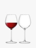 LSA International Wine Red Wine Glass, Set of 2, 400ml, Clear