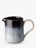 Denby Halo Brew Stoneware Milk Jug, 200ml, Black/Multi