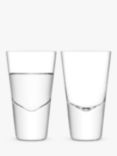 LSA International Bar Vodka Shot Glass, Set of 2, Clear
