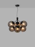 Nordlux Ivona 6 Arm Ceiling Light, Smoke/Black