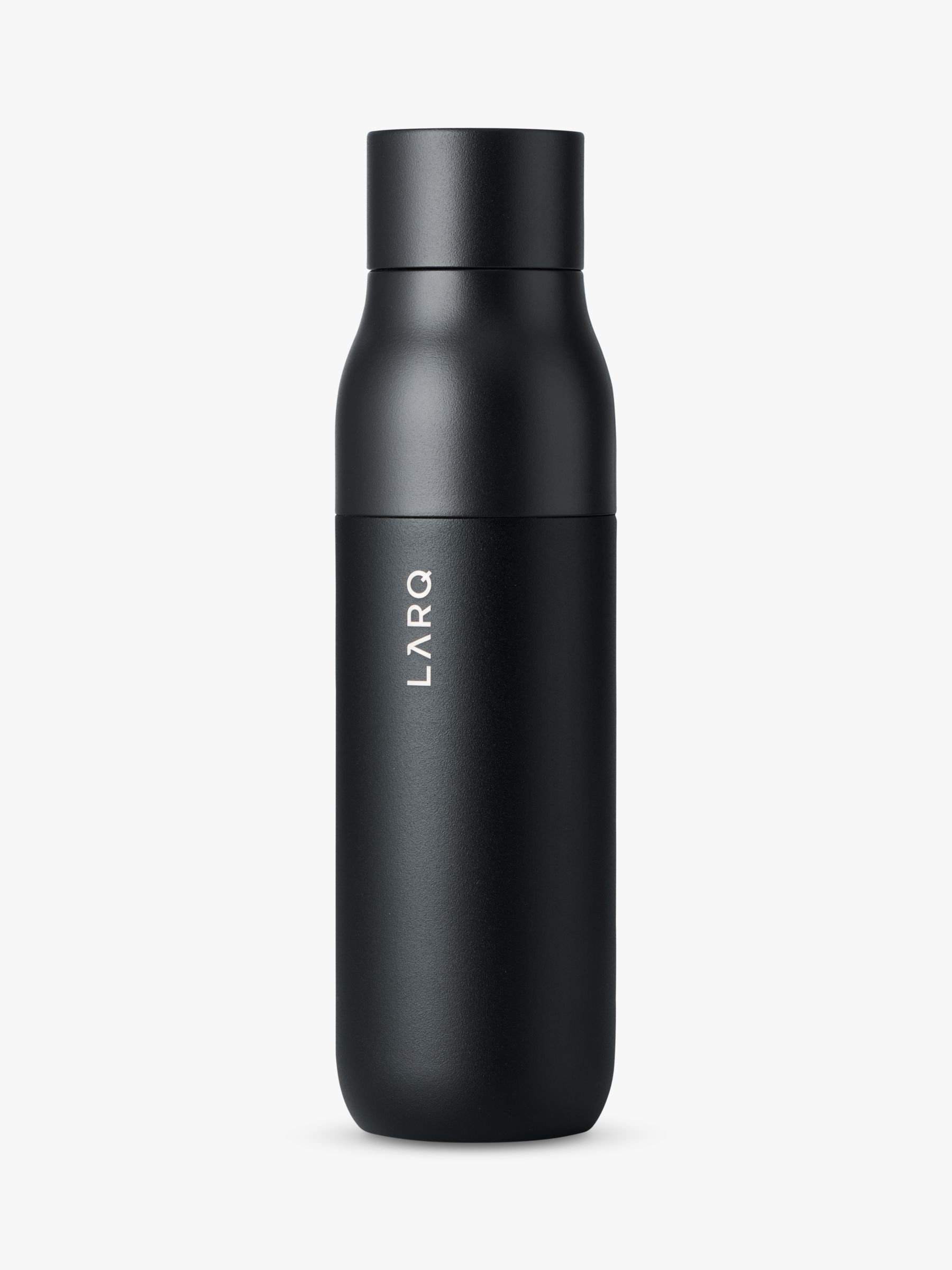 LARQ PureVis Double-Wall Insulated Stainless Steel Self-Cleaning &  Purifying Water Filter Bottle, 500ml, Obsidian Black