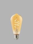Nordlux Decorative Smart E27 Edison Light Bulb, Amber