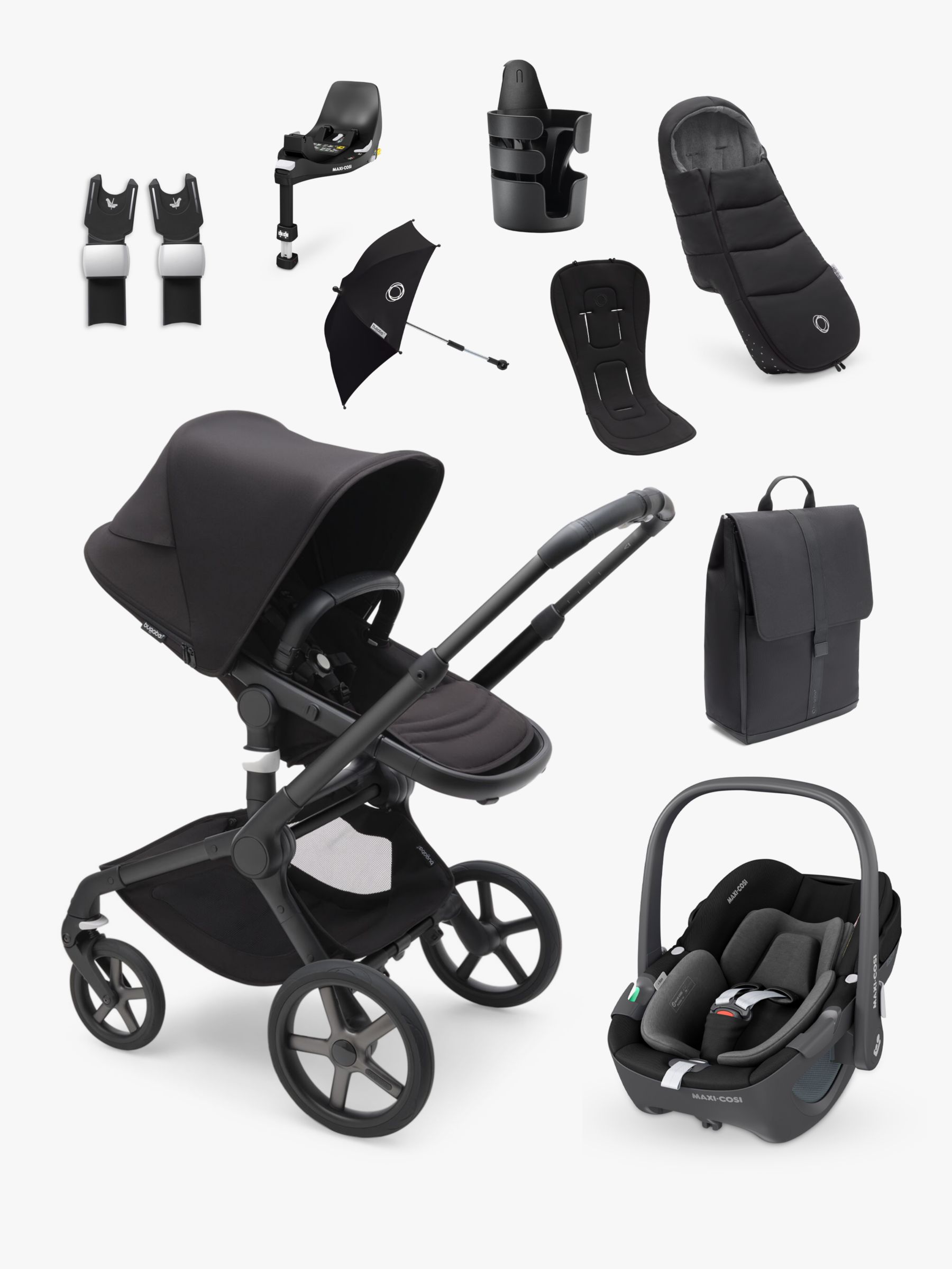 Bugaboo Fox 5 Pushchair with Maxi-Cosi Pebble 360 Baby Car Seat