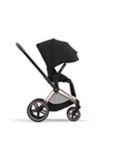 Cybex Priam Pushchair Chassis & Seat Pack Bundle, Rose Gold/ Sepia Black