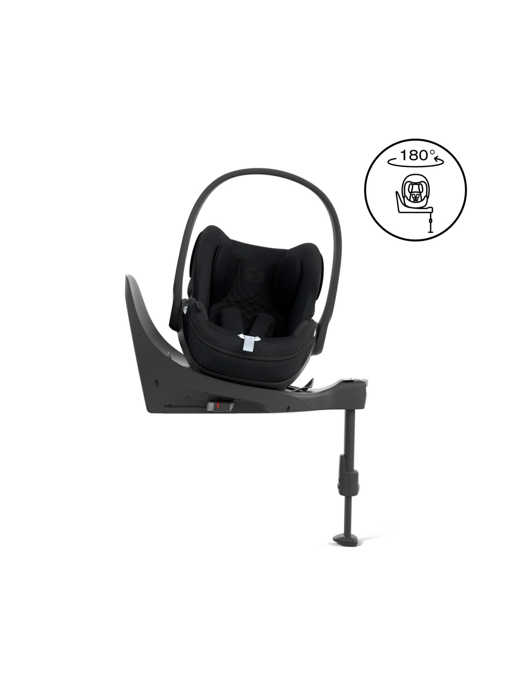 Cybex COYA Compact Pushchair & Cloud T i-Size Car Seat with Adaptors Bundle, Sepia Black