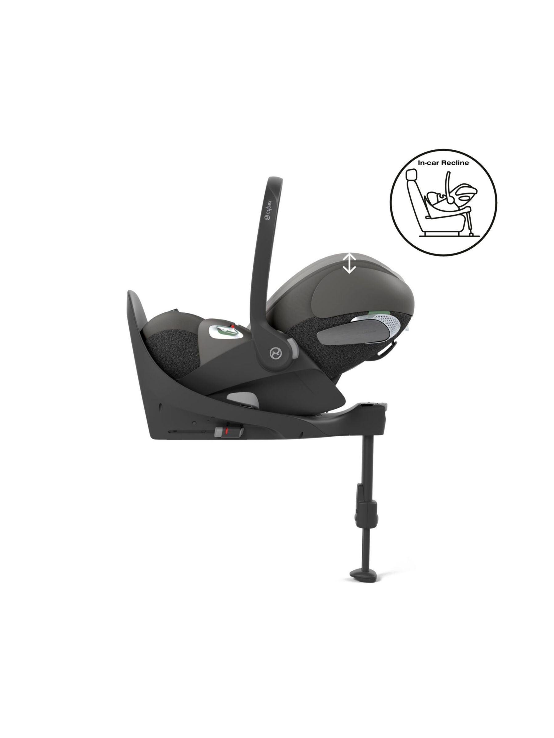 Cybex Mios Pushchair, Carrycot & Cloud T PLUS i-Size Car Seat with Base T Bundle, Rose Gold/ Mirage Grey