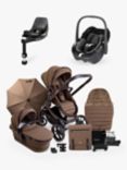 iCandy Peach 7 Pushchair & Accessories with Maxi-Cosi Pebble 360 Baby Car Seat and Base Bundle, Coco/Black