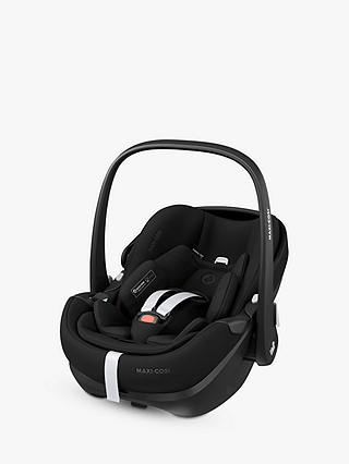 iCandy Peach 7 Pushchair & Accessories with Maxi-Cosi Pebble 360 Pro Baby Car Seat and Base Bundle, Coco/ Black