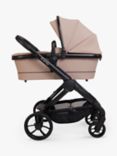 iCandy Peach 7 Pushchair & Accessories with Cybex Cloud T Plus i-Size Baby Car Seat and Cloud T ISOFIX Base Bundle, Cookie/ Beige