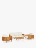 John Lewis + Swoon Franklin 5-Seater Garden Coffee Table & Lounge Set, FSC-Certified (Acacia Wood)