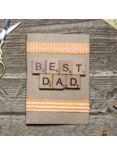 Homemade Father's Day Card, Gold