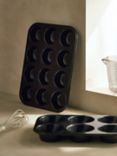 John Lewis Professional Non-Stick 12 Cup Bun Tray