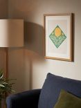 Ellen Merchant - 'Marigold' Framed Print & Mount, 53.5 x 43.5cm, Green/Multi