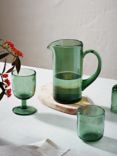 John Lewis Coloured and Decorative Glass, Green/Clear