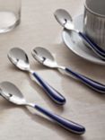 John Lewis Studio Teaspoons, Set of 4, Navy